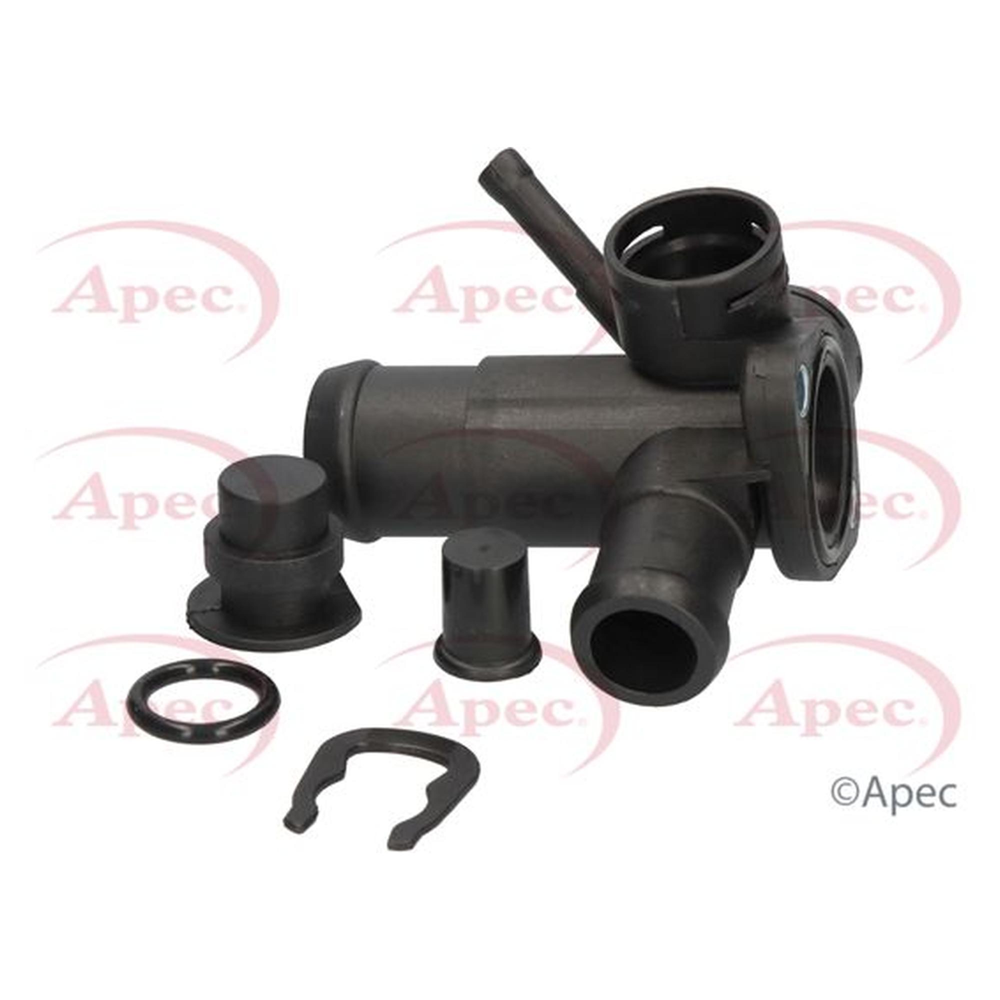 APEC RED COOLANT Flange Housing Connector fits VW Transporter 1968-1979 ...